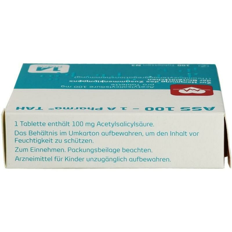 ASS 100-1A Pharma TAH Tabletten
