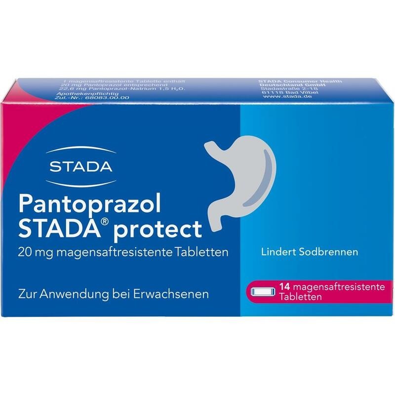 PANTOPRAZOL STADA protect 20 mg magensaftres.Tabl.