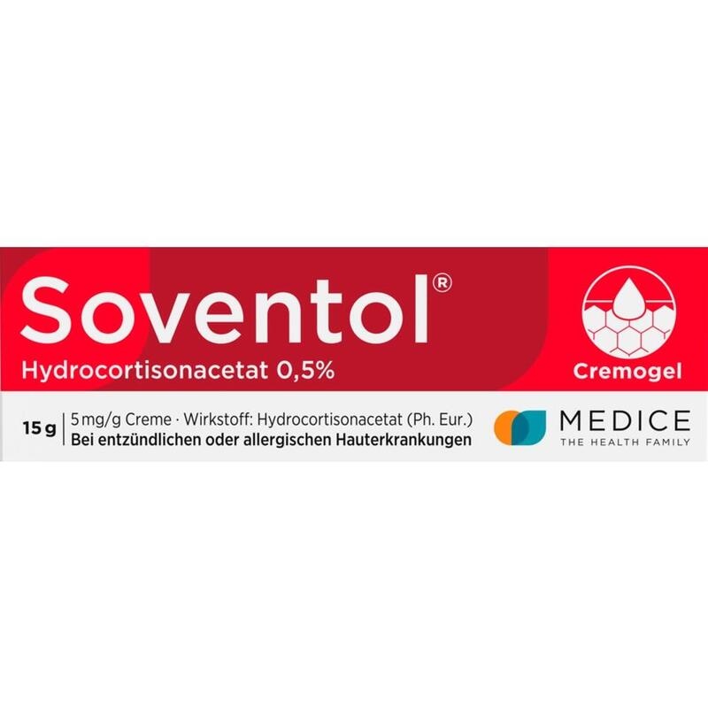 SOVENTOL Hydrocortisonacetat 0,5% Creme