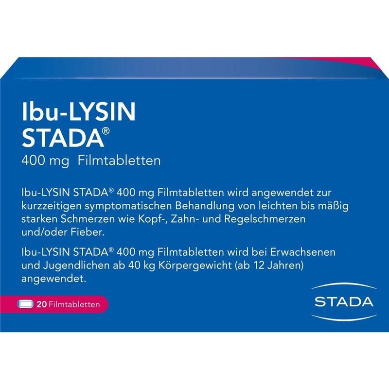 IBU-LYSIN STADA 400 mg Filmtabletten