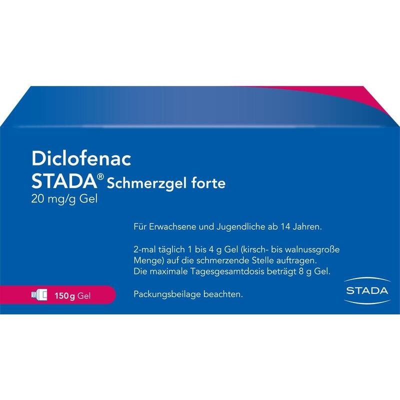 DICLOFENAC STADA Schmerzgel forte 20 mg/g