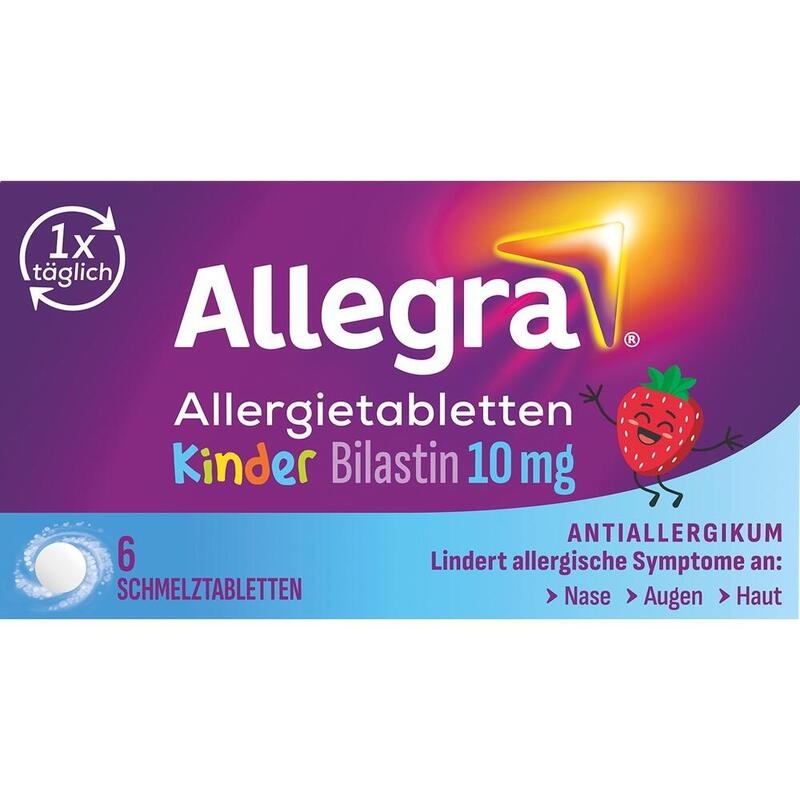 ALLEGRA Allergietabletten Kinder 10 mg Schmelztab.