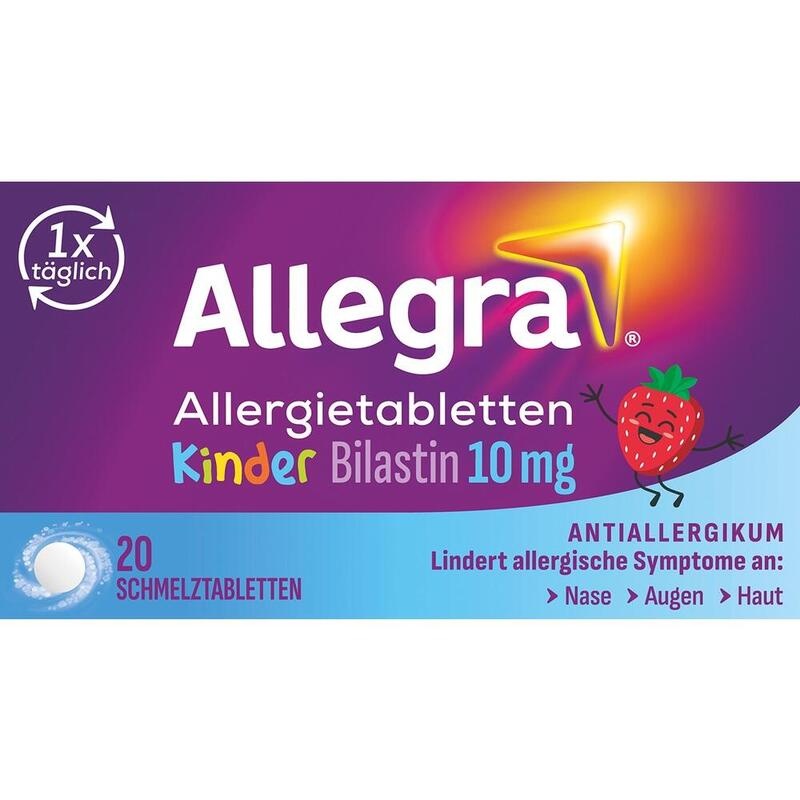 ALLEGRA Allergietabletten Kinder 10 mg Schmelztab.